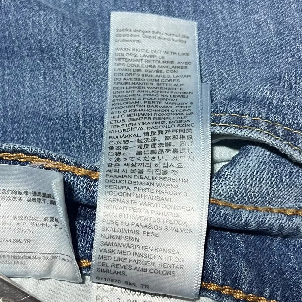 Levis 559 Relaxed Straight Jeans Mens 34x30 Medium Wash Blue Denim 00559-0590